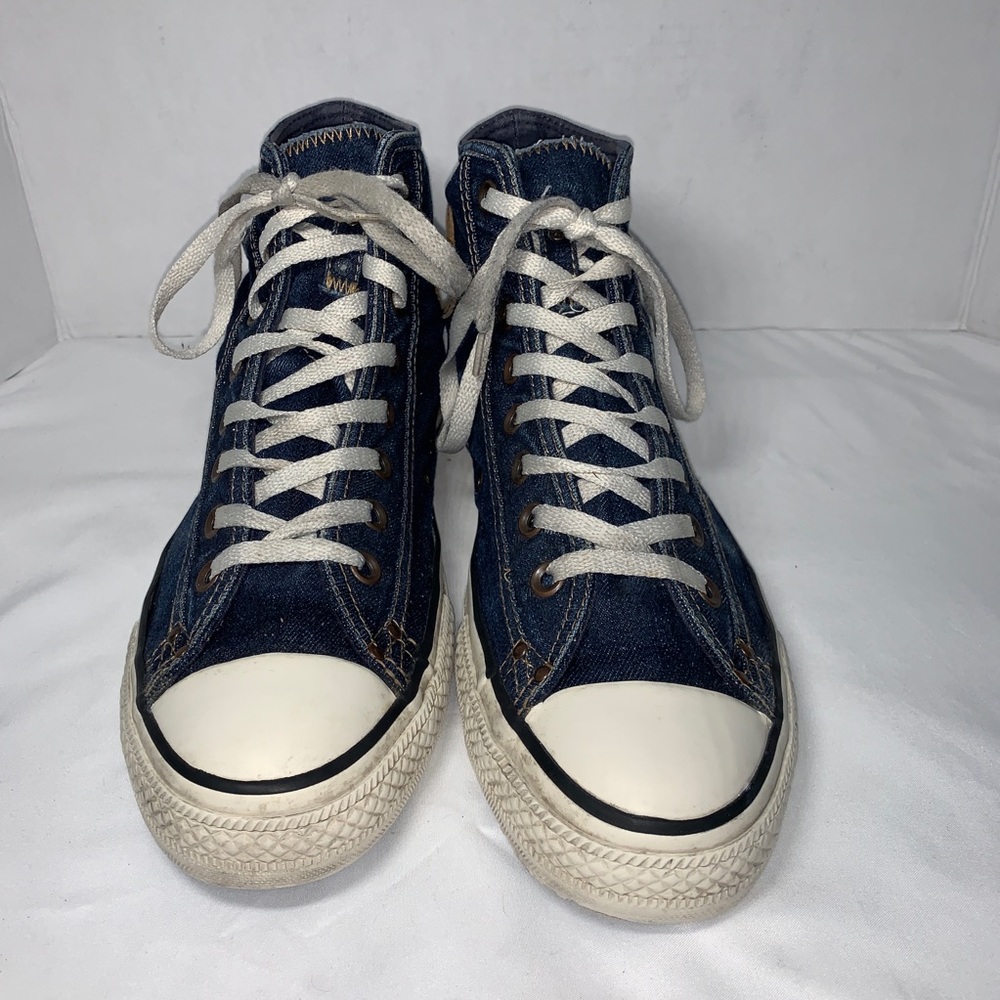 Converse all star high top denim shoes men’s 10 - Picture 4 of 8